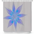 thumbnail image 1 of Shower Curtains 70" x 73" from DiaNoche Designs by Pam Amos - Silk Flower Light Blue, 1 of 1