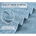 thumbnail image 5 of Jessy Home Blue Bath Towel set of 8, 2 Oversized Bath Towels, 2 Hand Towels, 4 Washcloths-600 GSM Soft Towel Set, 5 of 8
