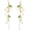 style7, variant on Pink Flower Dangle Earrings for Women Cute Asymmetry Flower Earrings Fairy Statement Summer Refreshing Seaside Idyllic Holiday Earrings