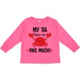 thumbnail image 3 of Inktastic My Tia Loves Me Nephew Boys or Girls Long Sleeve Toddler T-Shirt, 3 of 5