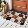 thumbnail image 5 of 2x3 Washable Entryway Rug, Denim Cow Non-Slip Area Rug for Front Door Kitchen Bathroom, Western Cowboy Indoor Floor Mat for Home Decor, 5 of 9