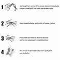 thumbnail image 3 of 4 Pair Reusable Eyelash Stickers Glitte Eyeliner Invisible Tape Self Adhesive Makeup Tool, 3 of 5