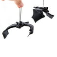 thumbnail image 4 of YANHAIGONG Halloween Hanging Bats, Halloween Bats, Rubber Vampire Bats, Hanging Bat for Halloween Party,Decorations Rubber Hanging Vampire Bats for Outdoors, Halloween Party Favors Home Decor, 4 of 9