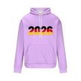 thumbnail image 4 of Handshe Men's Hoodie, Casual Fashion Printed Pullover Long Sleeve with Drawstring Hood for Casual Wear and Daily Use, 4 of 5