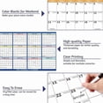 thumbnail image 3 of 2 Packs 2026 Double Sided Dry Erase Wall Calendar, Large 23x35 Inch Foldable Whiteboard Planner with Markers, Reusable Undated Yearly Wall-Mounted Office Home Family Organization Schedule Board, 3 of 6