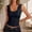 A1 Dark blue, variant on Women's Ribbed Tank Tops Knit Scoop Neck Sleeveless Fitted Casual Tops Summer Basic Tee Wide Strap Cropped Tank Tops Tight Fit Basic Sleeveless Camisole Thick Strap Slim Fitted Racerback Tops Beige