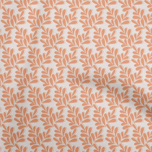 oneOone Velvet Dark Peach Fabric Asian Block Craft Projects Decor Fabric Printed By The Yard 58 Inch Wide