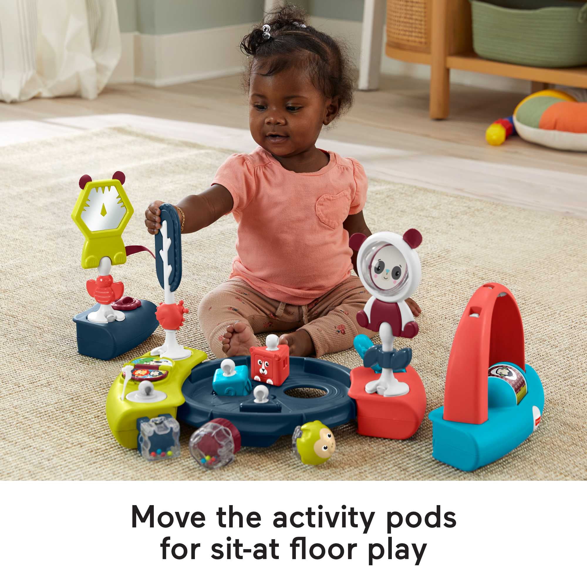 Fisher-Price Centre d'activités 3 en 1 Spin & Sort – Rétro