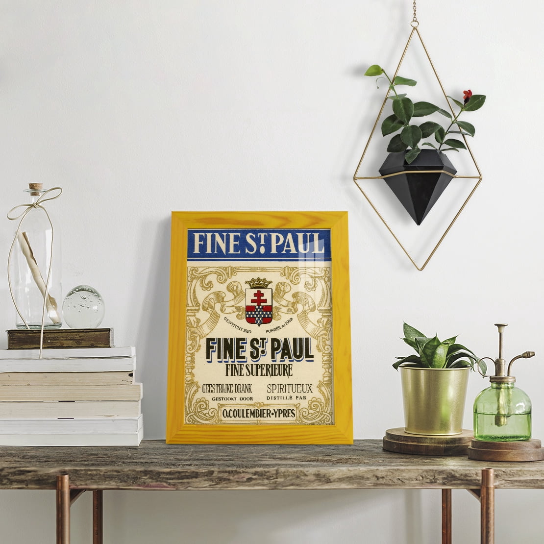 Fine St. Paul -Framed Print w/glass-Sunflower Yellow