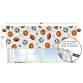 thumbnail image 5 of Watercolor Sports Theme Semi-Sheer Window Valance Boy by Sweet Jojo Designs, 5 of 6
