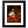 thumbnail image 2 of Hyacinthe Rigaud 20x24 Black Modern Framed Museum Art Print Titled - Portrait of Cardinal Guillaume Dubois (1723), 2 of 5