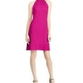 thumbnail image 2 of American Living Womens Pleated Jersey Dress, Pink, 14, 2 of 2