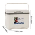 thumbnail image 2 of Nevera portátil de 6L, caja de aislamiento para Camping y coche de gran capacidad, Mini nevera para coche, 2 of 9