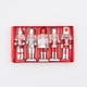 thumbnail image 5 of 5 piezas de cascanueces navideños colgantes, escultura, cascanueces, juguete de marioneta Plata, 5 of 6