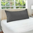 thumbnail image 5 of Coolnut Pure Plain Gray Zipped Velvet Pillowcases 20x30 in, Soft and Cozy Decor Giftsative Plush Pillow Case with Hidden Zipper for Bedroom, Sofa, Couch393, 5 of 7