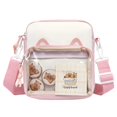 thumbnail image 4 of CAIXIA Small Crossbody Bags For Women Kids Cute Badge Pattern Transparent Shoulder Crossbody Bag, Lightweight Casual Handbag For Boys Girls Daily Use, 4 of 4