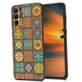 thumbnail image 1 of Mexican-Tile-Bohemian-2 Phone Case, Degined for Samsung Galaxy S22+ Plus Case Men Women, Flexible Silicone Shockproof Case for Samsung Galaxy S22+ Plus, 1 of 1