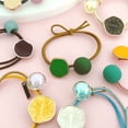 thumbnail image 3 of Wrapables Multicolor Beads & Baubles Hair Ties (Set of 9), 3 of 5