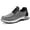 Black, variant on Men's Loafers Classic Lightweight Arch Support Walking Shoes Lace Up Hard Sole Men's Dress Sneakers Oxfords Business Mesh Breathable Walking Shoes