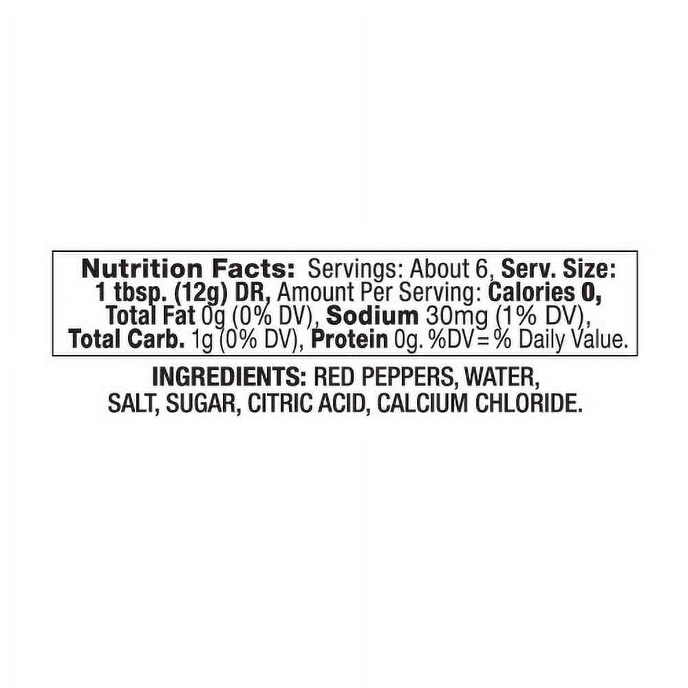 (Pack of 24), Delallo Diced Pimentos, 4 fl oz