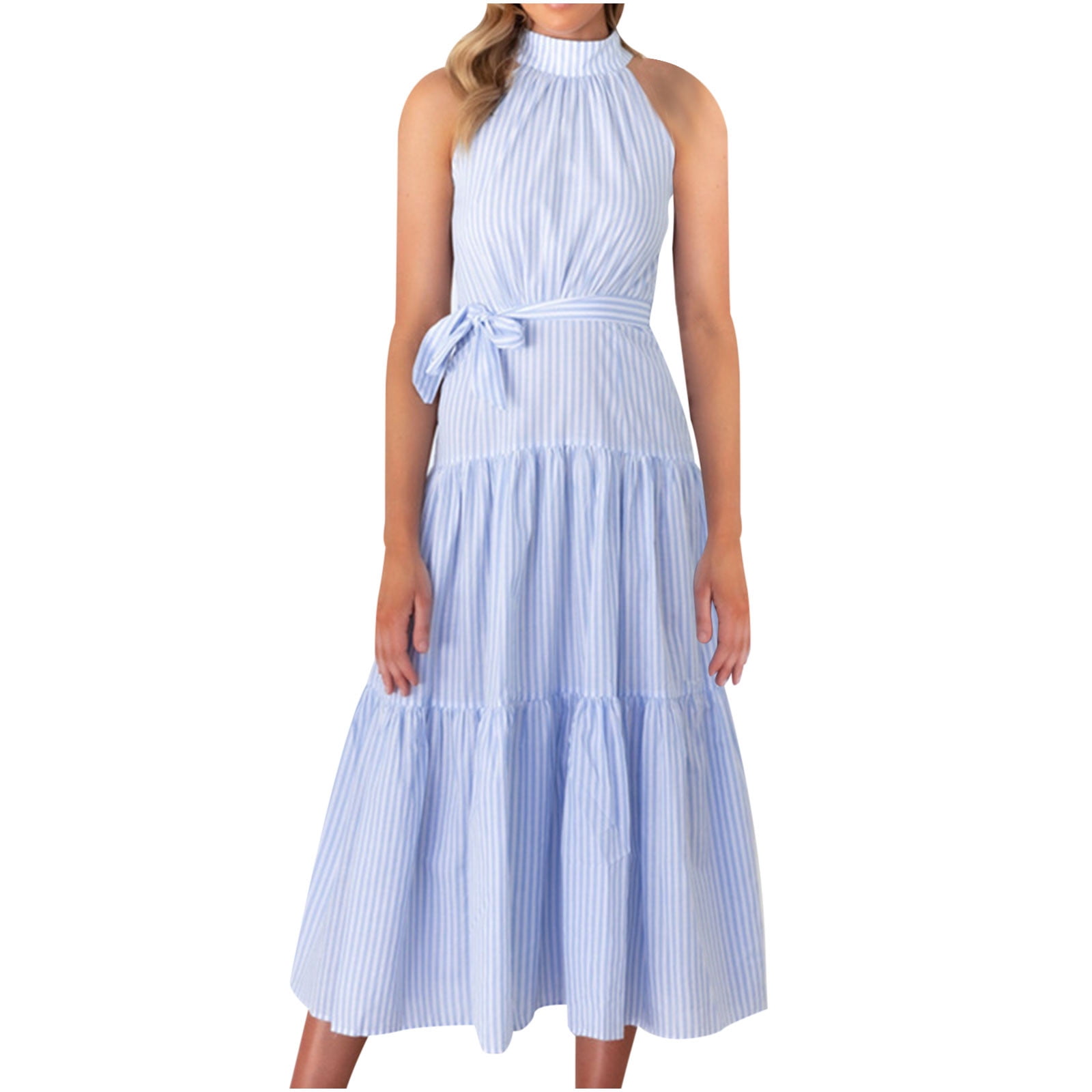 Heliisoer Woman Dress, Clearance Summer Women's Bohemian Style Dresses  Short Sleeve Floral Print Dress
