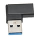 thumbnail image 1 of Adaptador USB a USB C de ángulo recto Adaptador Plug and Play USB 3.0 A a USB C de 90 grados para computadoras portátiles Teléfono PC, 1 of 8