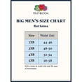 thumbnail image 4 of Fruit of the Loom Men's No Ride Up Traditional Fly Boxer Briefs, Assorted - 3XL, 6 Pack, 4 of 12