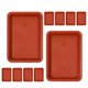 thumbnail image 1 of unbranded 10Ud Base Para Macetas Rectangular De Plástico Color Ideal Para Proteger Superficies Y Mantener Plantas, 1 of 6