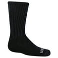 thumbnail image 2 of Fruit of the Loom Dual Defense Crew Socks for Boys, Black, Sizes 4.5-8.5 (10-Pack), 2 of 5