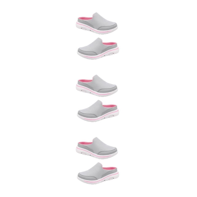 Qarigey 1 par de toboganes de cubierta de malla portátiles para mujer, sandalias de tacón plano para fiesta para niñas, calzado para Type1 NO1