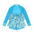 thumbnail image 3 of TiaoBug Kids Girls Sparkly Sequins Gymnastics Leotard Hip-Hop Jazz Ballet Dance Bodysuit, 3 of 7