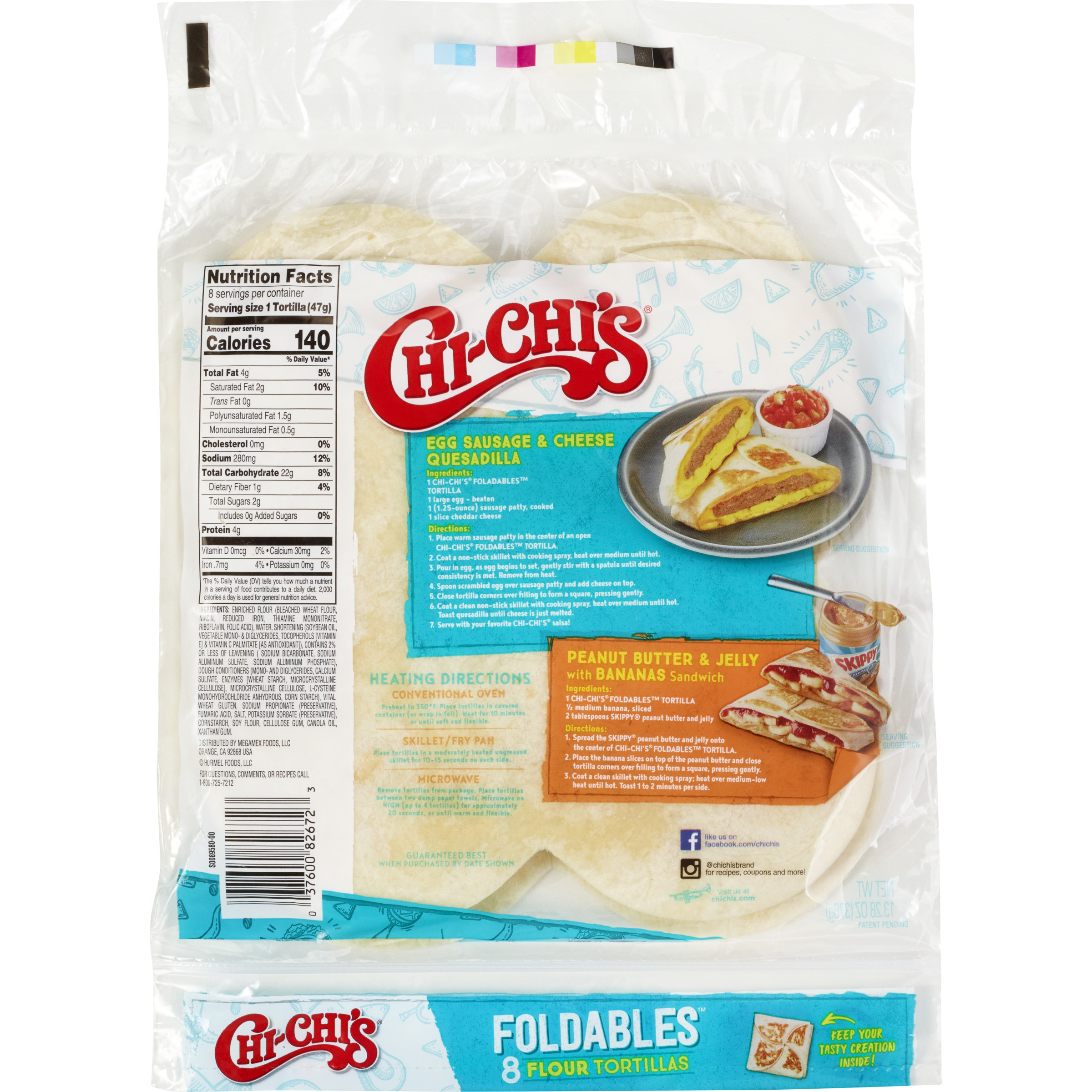CHI-CHI'S  FOLDABLES Tortillas, 13.28 oz Regular - image 3 of 3