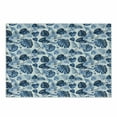 thumbnail image 1 of Hawaii Cutting Board, Branch of Arecaceae Tree Polynesian of Triumph and Victory Spring, Decorative Tempered Glass Cutting and Serving Board, Small Size, Cobalt Blue Pale Blue, by Ambesonne, 1 of 1