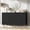 Black, variant on EastVita Fluted Wood 6 Drawers Dresser for Bedroom - Large Modern Chest of Drawers - Black Dresser with Gold Handle - Wood Drawer Organizer for Bedroom/Living Room/Hallway/Entryway