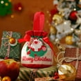 thumbnail image 1 of Bolsa de Regalo Navideña de Terciopelo | Caja de Dulces Navideña Multicolor de Lona | Bolsillo Tipo Pantalón con Solapa para Frutas | Tamaño: 15 X 11 Cm | Peso: 35 G | Laa251017003A, 1 of 1