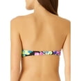 thumbnail image 4 of No Boundaries Juniors' Printed Mesh Bandeau Halter Bikini Top, 4 of 8
