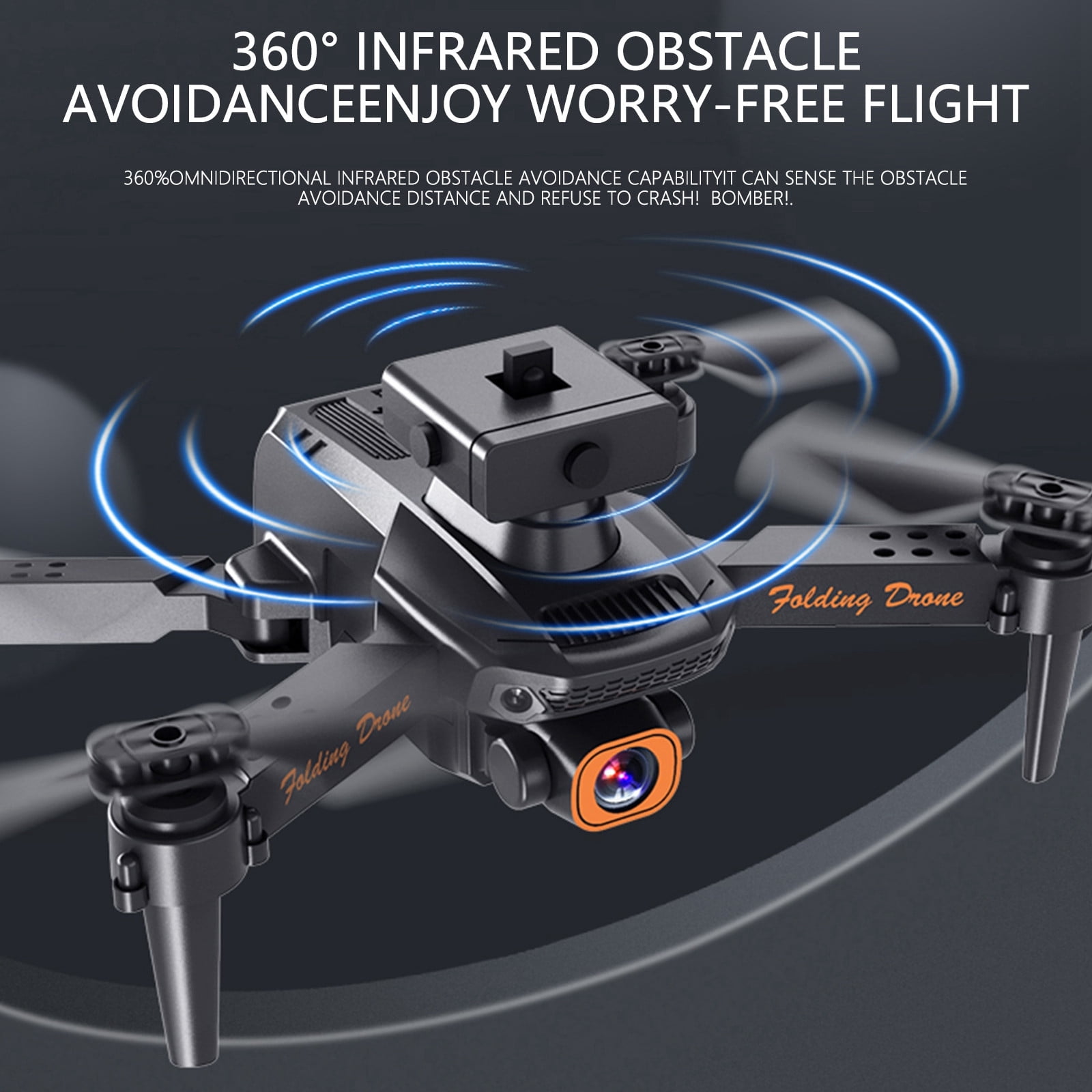 ESULOMP Mini Drone with 1080P Dual HD FPV Camera Remote Control Toys Gifts for Boys Girls with Altitude Hold Headless Mode Start Speed Adjustment