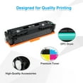 thumbnail image 4 of 206X Toner Cartridges with Chip 4-Pack Compatible for 206X 206A W2110X W2110A W2111X W2112X W2113X LaserJet Pro MFP M255dw M283fdw M283cdw M282 Printer Ink (Black,Cyan,Magenta,Yellow), 4 of 9