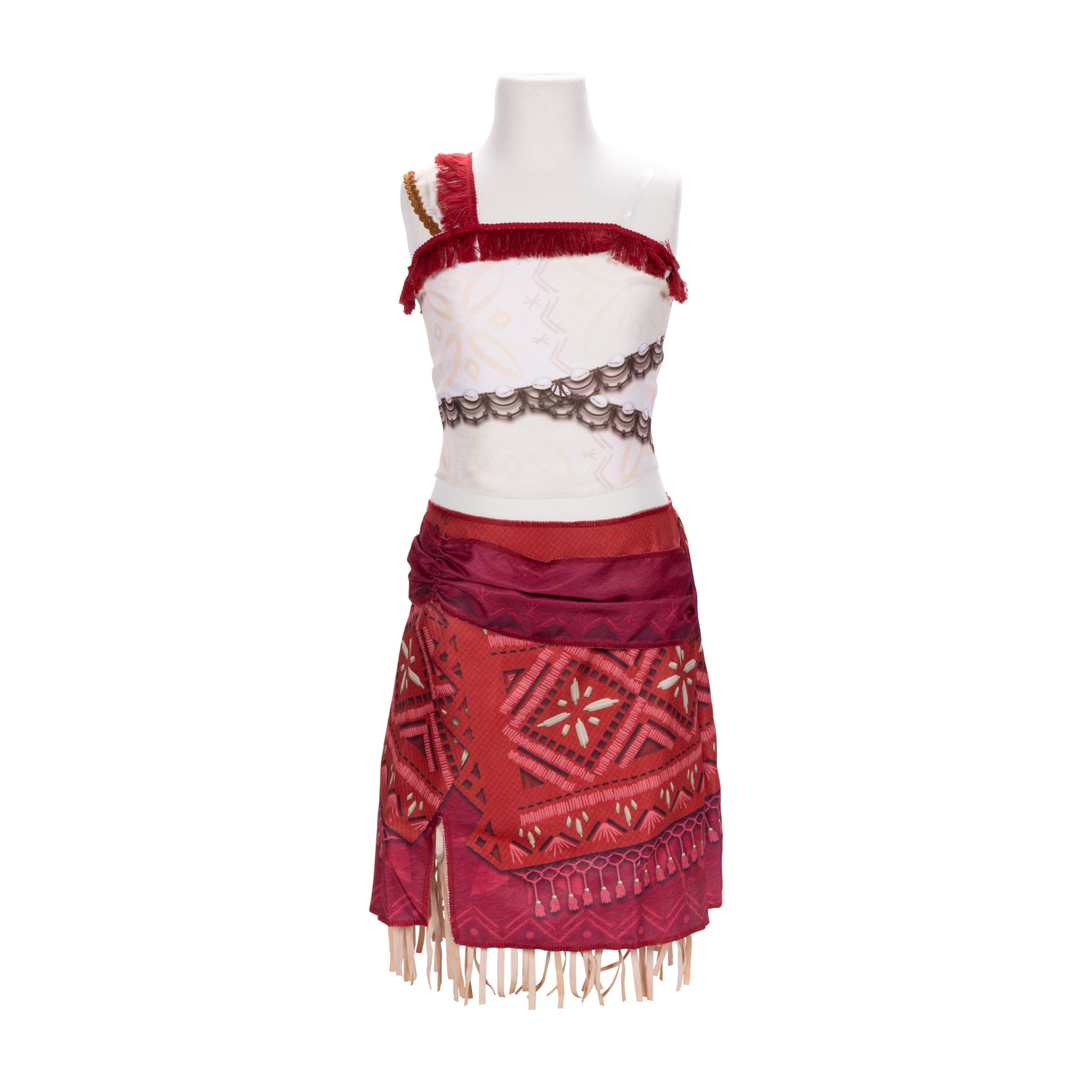 Disney's Moana 2 All New Adventure Play Outfit Includes Top and Skirt Fits Children Size 4-6X