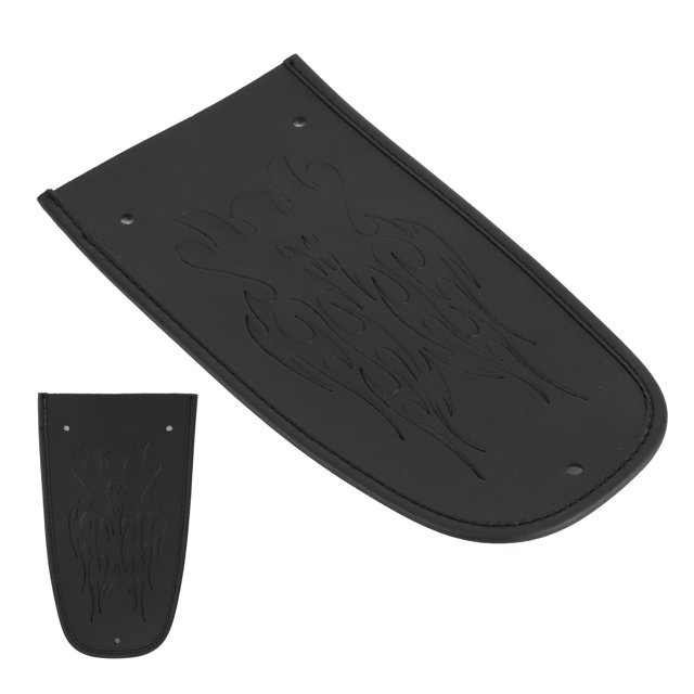 Protector de Pechera para Guardabarros de Motocicleta, Almohadilla Decorativa Con Patrón de Llama, Apto Para XL 883 1200 48, Cuero Artificial de Primera