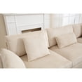 thumbnail image 6 of L Shaped Modular Sectional Sofa Set, Modern Deep Seat Corner Couch, 5-Seats Modular Sofa with 7 Pillows for Living Room, 6 of 9