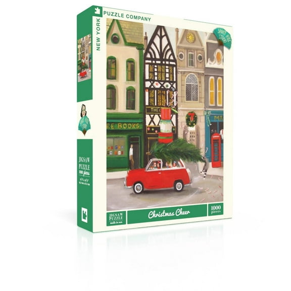 New York Puzzle Company Christmas Cheer 1000 Piece Jigsaw Puzzle