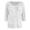 thumbnail image 5 of Jamsmile Women Shirts Summer Beach Boho Tops Soft Blend Shirts Casual Vocation Wear Comfort Bohemian Holiday Pullover Blouses, 5 of 5