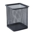 thumbnail image 1 of Pen Holder Desk Organizers Metal Mesh Pencil Holder Square Pencil Cup, 1 of 5