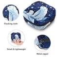 thumbnail image 3 of Monkey Sanitary Napkin Pouch with Plush Velvet, Sponge, and Oxford Cloth - 4.7x6.6x6.6 in - Ideal for Storing Your Sanitary Napkins, 3 of 6