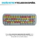 thumbnail image 5 of Kit de Teclado y Mouse Inalámbrico Redlemon Diseño Retro Vintage USB, 5 of 8