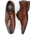 thumbnail image 4 of Gallery Seven Punctured Leather Oxford Dress Shoes for Men, 4 of 6