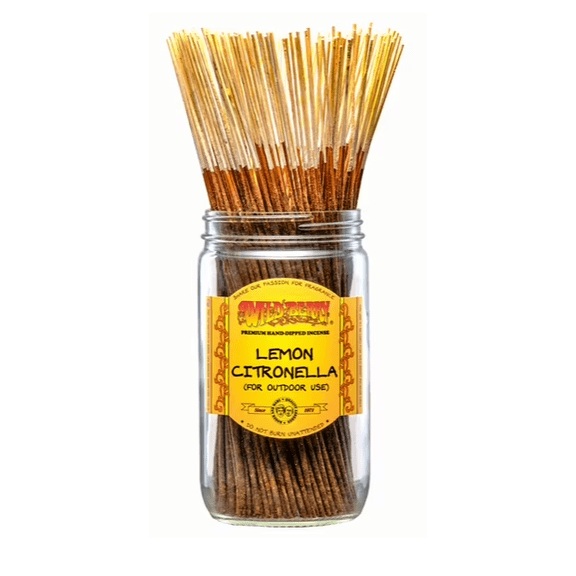 Wild Berry Incense Traditional 11" - Lemon Citronella - 20 Sticks - USA Wildberry