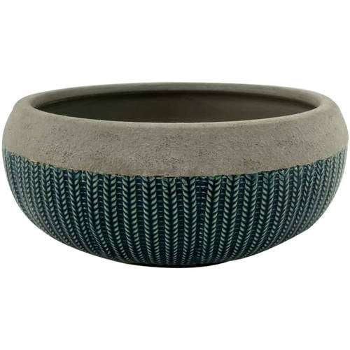 Better Homes and Gardens 12" Planter, Teal by HK YIBO CERAMICS LIMITED