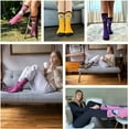thumbnail image 4 of Colorfut Women's 12-Pairs Lightweight Fun Colored Crew Socks, 4 of 4